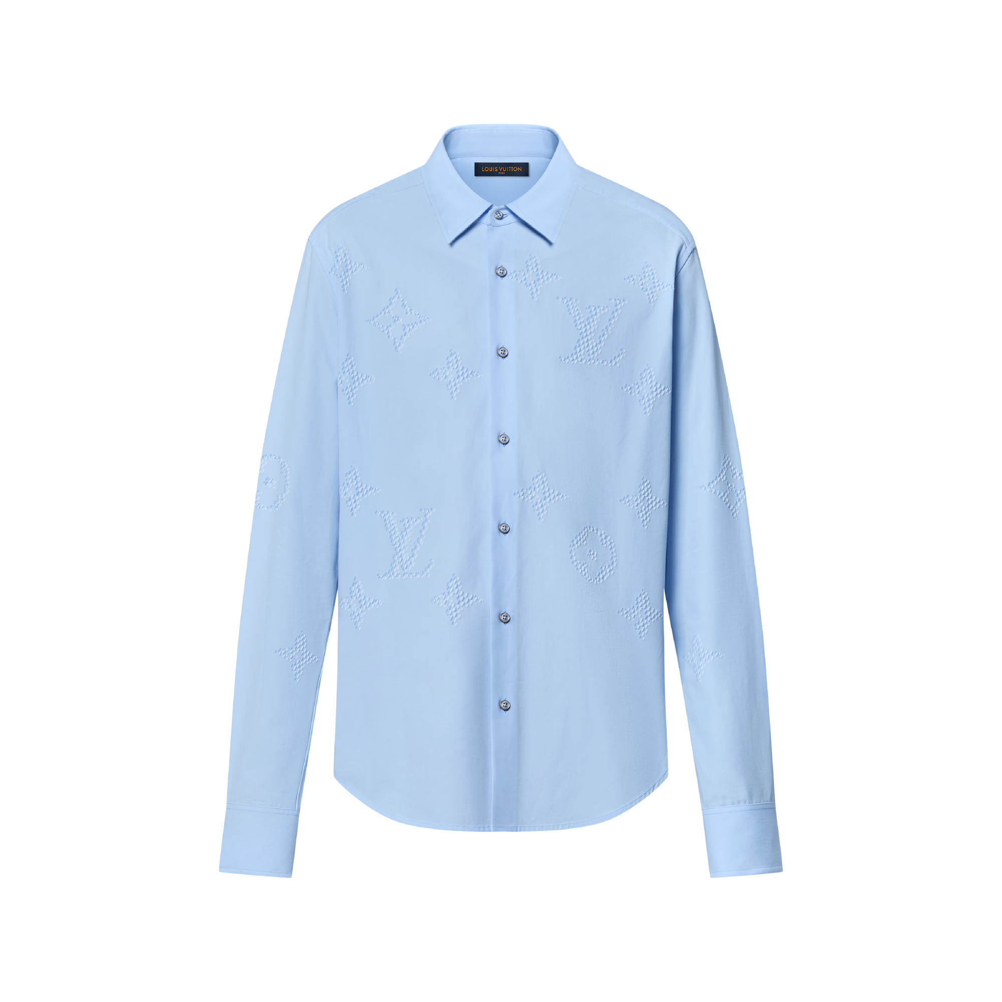 スーツ Louis Vuitton shirt Camisa de Manga Curta em Mescla de Seda - Ready-to-Wear | LOUIS